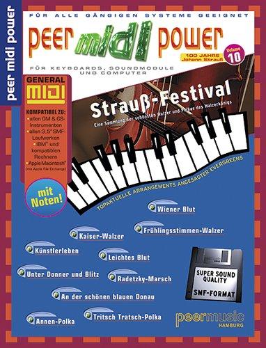 peer midi power Vol. 10 Strauss-Festival - Klavier/Midifiles