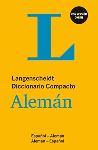 Langenscheidt Diccionario Compacto Alemán: Alemán-Espanol/Espanol-Alemán