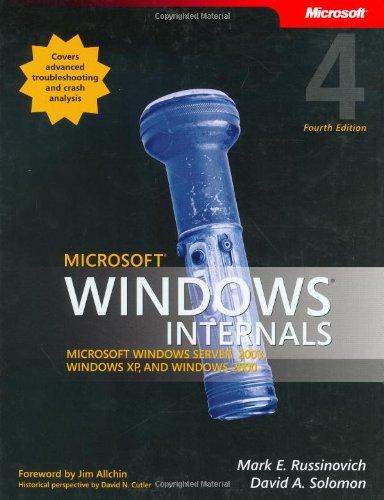 Microsoft® Windows® Internals, Fourth Edition: Microsoft Windows Server(TM) 2003, Windows XP, and Windows 2000: Microsoft Windows Server 2003, Windows XP and Windows 2000 (Pro-Developer)