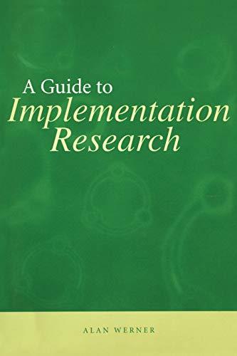 A Guide to Implementation Research (Urban Institute Press)