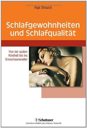 Schlafgewohnheiten und Schlafqualität: Von der späten Kindheit bis ins Erwachsenenalter