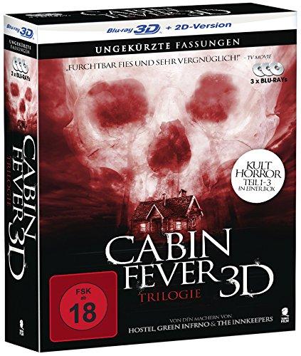 Cabin Fever 1-3 - Komplettbox mit allen 3 Teilen (3 3D Blu-rays) [3D Blu-ray + 2D Version]