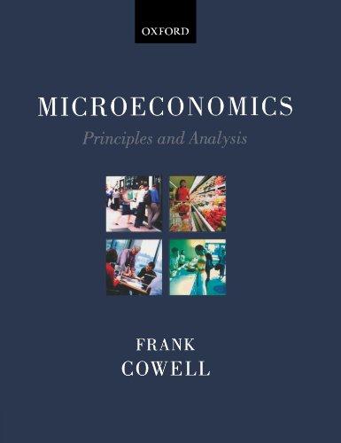 Microeconomics: Principles and Analysis