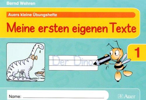 Meine ersten eigenen Texte