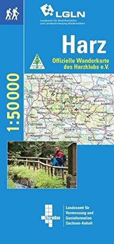 Topographische Sonderkarten Niedersachsen. Sonderblattschnitte auf der Grundlage der amtlichen topographischen Karten, meistens grösseres ... 1:50.000 / Wandern im gesamten Harz