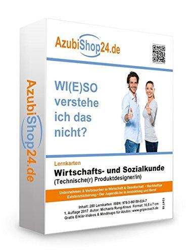 Lernkarten Wirtschafts- und Sozialkunde (Technische(r) Produktdesigner/in): Erfolgreiche Prüfungsvorbereitung auf die Abschlussprüfung