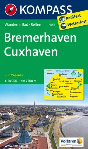 Bremerhaven - Cuxhaven: Wanderkarte mit Radtouren und Reitwegen. GPS-genau. 1:50000