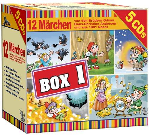 Die Märchenbox 1 - 12 Märchen von den Gebrüdern Grimm, Hans-Christian-Andersen und aus 1001 Nacht