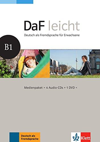 DaF leicht B1: Medienpaket B1 (4 Audio-CDs + 1 DVD)