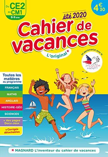 Cahier de vacances du CE2 au CM1, 8-9 ans : toutes les matières au programme : été 2020