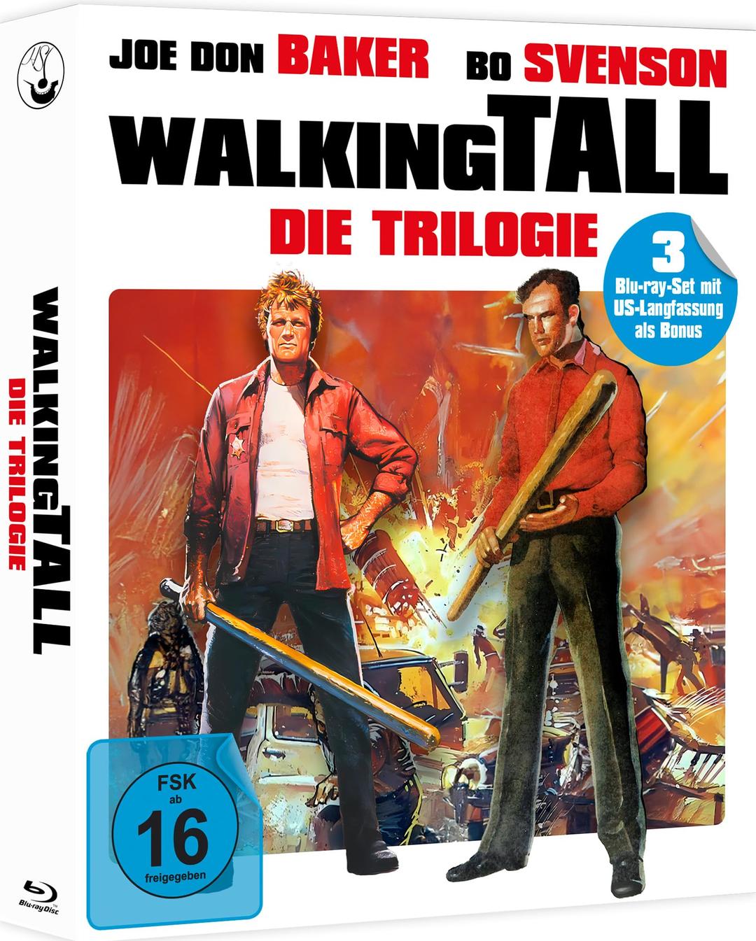 Walking Tall Trilogie - Der Große aus dem Dunkeln 1-3 (3 BDs Limited Deluxe-Digipak inkl. US-Langfassung als Bonus) [Blu-ray]