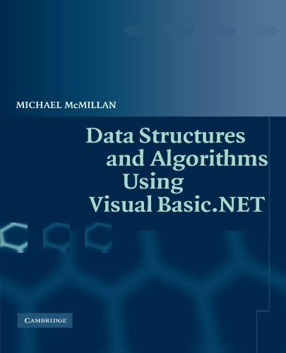 Data Structures and Algorithms Using Visual Basic.NET