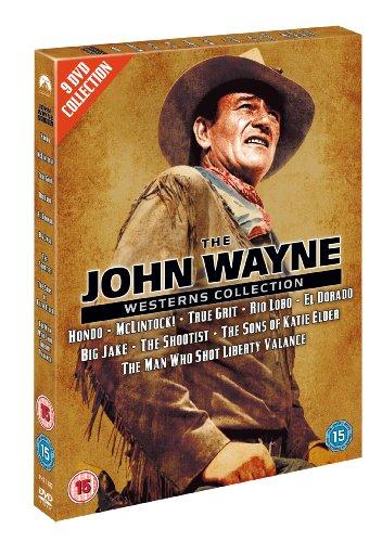 The John Wayne Westerns Collection (Hondo, Mclintock!, True Grit, Rio Lobo, El Dorado, Big Jake, The Shootist, The Sons of Katie Elder, The Man Who Shot Liberty Valance) [UK Import]