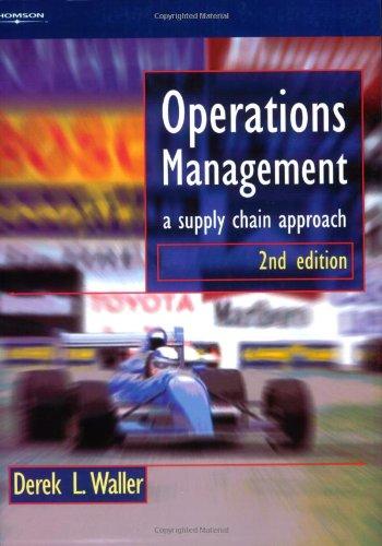 Operations Management. A supply chain approach