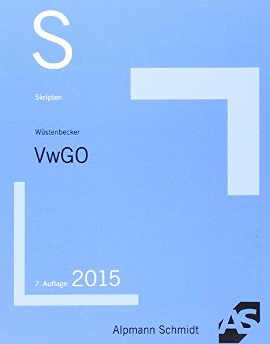 Skript VwGO: Grundzüge des Verwaltungsprozessrechts