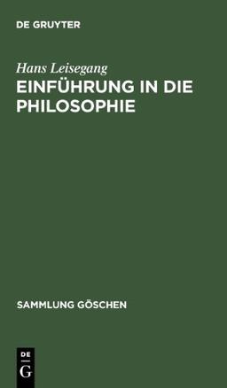 Einführung in die Philosophie.