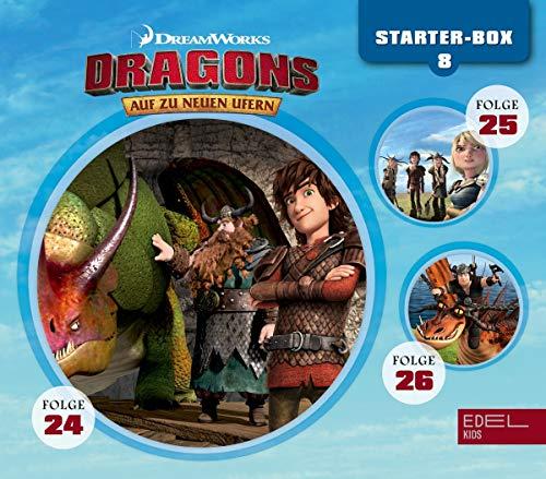 Dragons - Auf zu neuen Ufern - Starter-Box 8 (Hörspiel-Folgen 24-26)