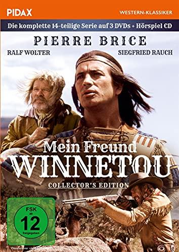 Mein Freund Winnetou - Collectors Edition / Die komplette 14-teilige Serie + Hörspiel CD (Pidax Western-Klassiker) [3 DVDs]