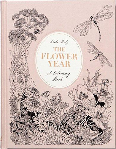 The Flower Year: A Colouring Book