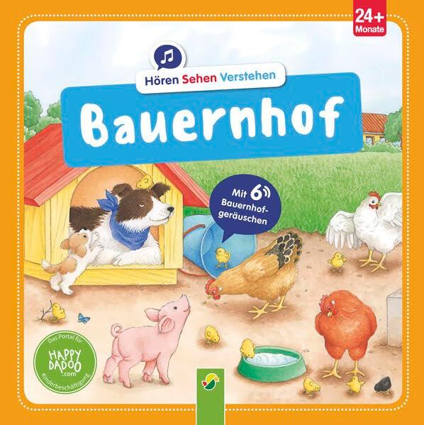 Hören-Sehen-Verstehen Bauernhof: Mit 6 Bauernhofgeräuschen