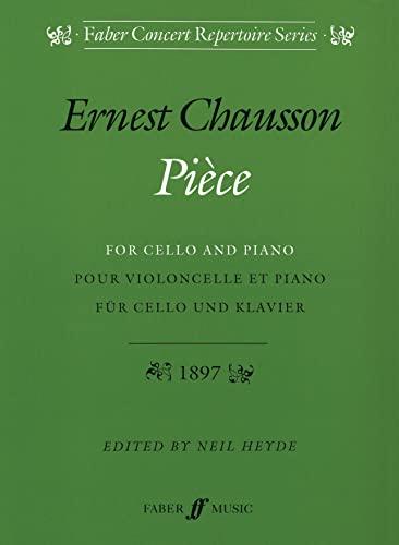 Piece, Op. 39: For Cello and Piano: Score & Part (Faber Edition)