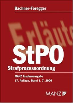 Strafprozessordnung (StPO) (f. Österreich)