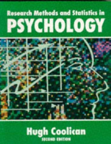 Research Methods and Statistics in Psychology