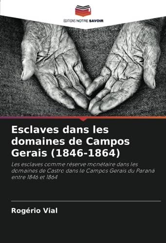 Esclaves dans les domaines de Campos Gerais (1846-1864): Les esclaves comme réserve monétaire dans les domaines de Castro dans le Campos Gerais du Paraná entre 1846 et 1864