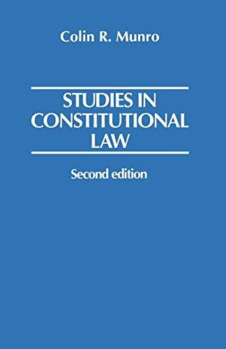 Studies In Constitutional Law