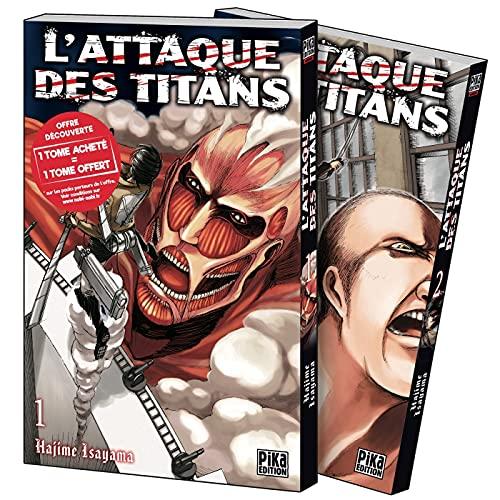 L'attaque des titans : offre découverte : 1 tome acheté = 1 tome offert