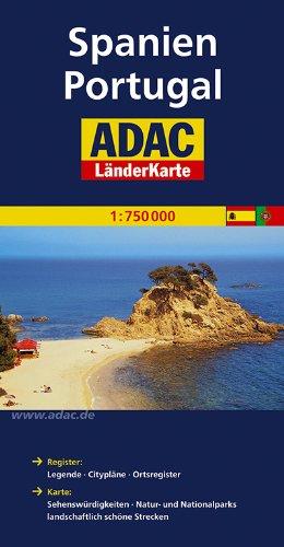 ADAC Länderkarte Spanien, Portugal 1:750.000