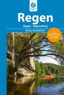 Kanu Kompakt Regen mit topografischen Wasserwanderkarten