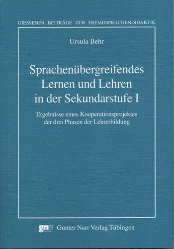 Sprachenübergreifendes Lernen und Lehren in der Sekundarstufe I