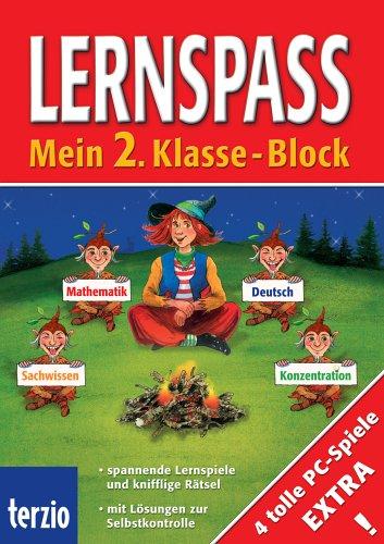 Lernspass Übungsblock 2. Klasse: Mathematik, Deutsch, Sachwissen, Konzentration