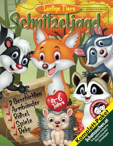 Waldtier Schnitzeljagd Kindergeburtstag zum Sofort Starten 4-6 Jahre: Bist du dabei? Die Tiere im Wald brauchen dringend Verstärkung bei der Schatzsuche (Bravo Schatzsuche)