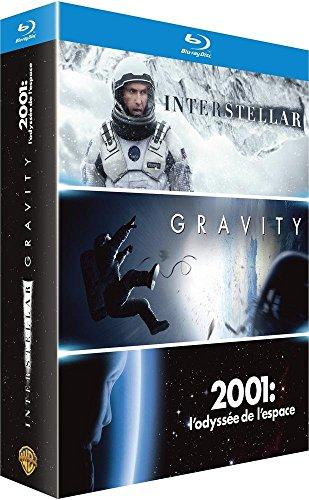 Coffret espace : interstellar ; gravity ; 2001 l'odyssée de l'espace [Blu-ray] [FR Import]