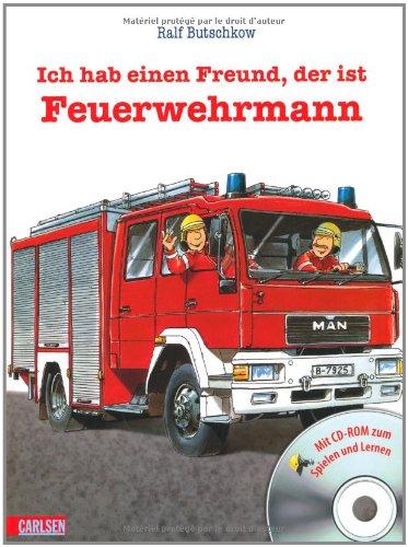 LESEMAUS Sonderbände: Ich hab einen Freund, der ist Feuerwehrmann: Gebundenes Bilderbuch mit CD-ROM