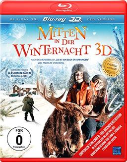 Mitten in der Winternacht 3D (inkl. 2D Version) (nach dem Roman "Es ist ein Elch entsprungen" von Andreas Steinhöfel)  [3D Blu-ray]