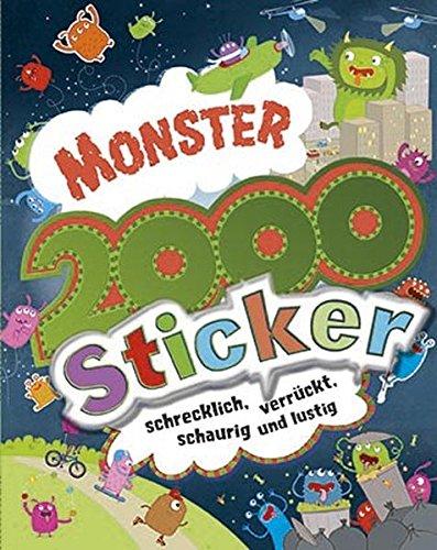 Monster 2000 Sticker: schrecklich, verrückt, schaurig und lustig