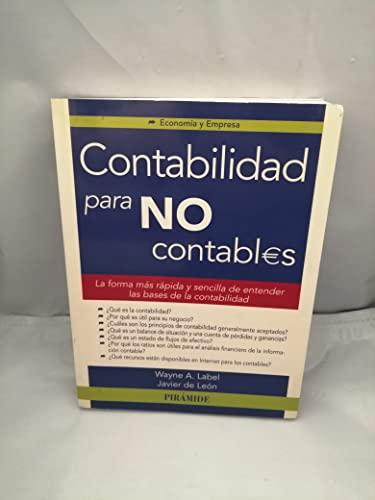 Contabilidad para no contables / Accounting for Non Accountants (Economia Y Empresa / Economy and Business)