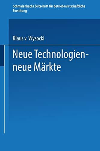 Neue Technologien, neue Märkte - zfbf Sonderheft 11-80