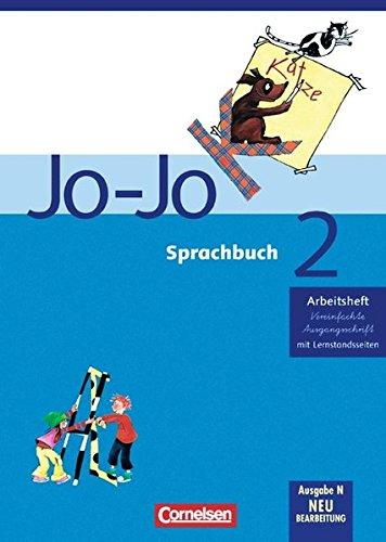 Jo-Jo Sprachbuch - Ausgabe N: 2. Schuljahr - Arbeitsheft in Vereinfachter Ausgangsschrift: Mit Lernstandsseiten