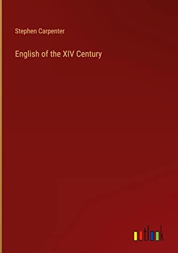 English of the XIV Century