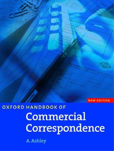 Oxford Handbook for Commercial Correspondence. Intermediate to Advanced (Business)