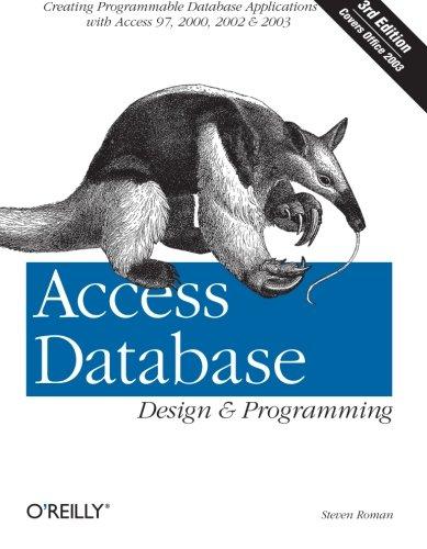 Access Database Design & Programming (Nutshell Handbooks)