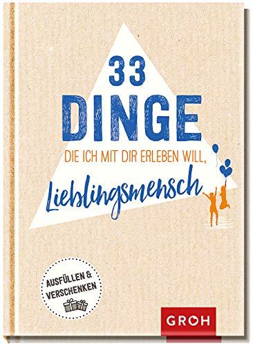 33 Dinge, die ich mit dir erleben will, Lieblingsmensch: Eintragbuch