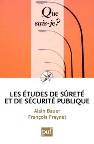 Les études de sûreté et de sécurité publique