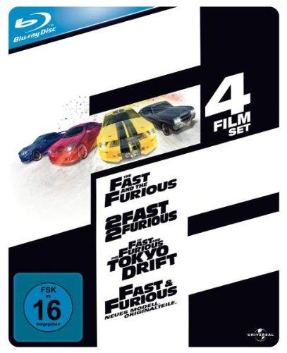 Fast and Furious 1-4 - Limited Jumbo Steelbook [Blu-ray]