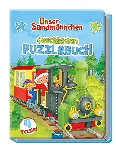 "Unser Sandmännchen" Geschichten-Puzzlebuch: mit 4 Puzzle