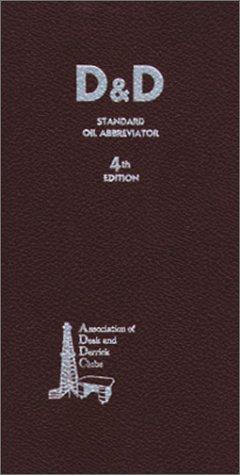 D and d Standard Oil Abbreviator